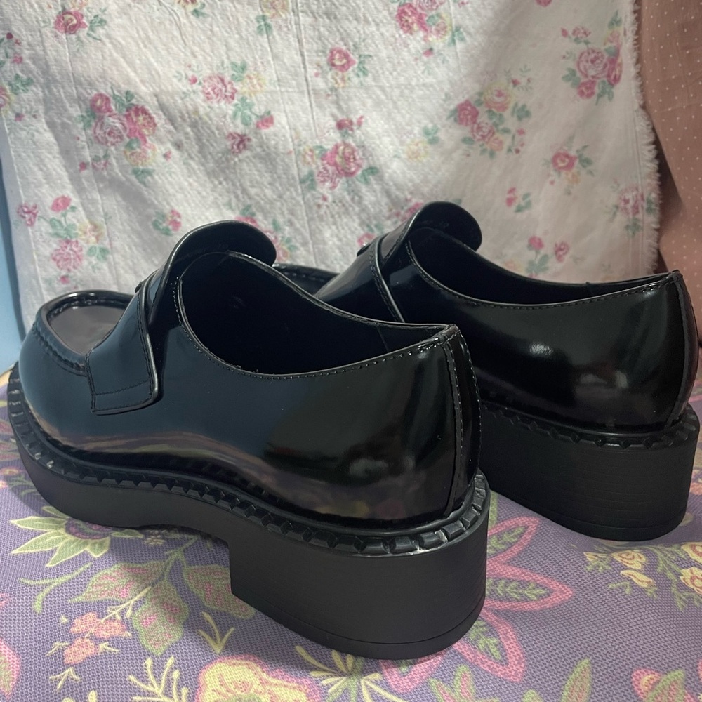 Prada Triangular Logo Loafers - Picture 6 of 6